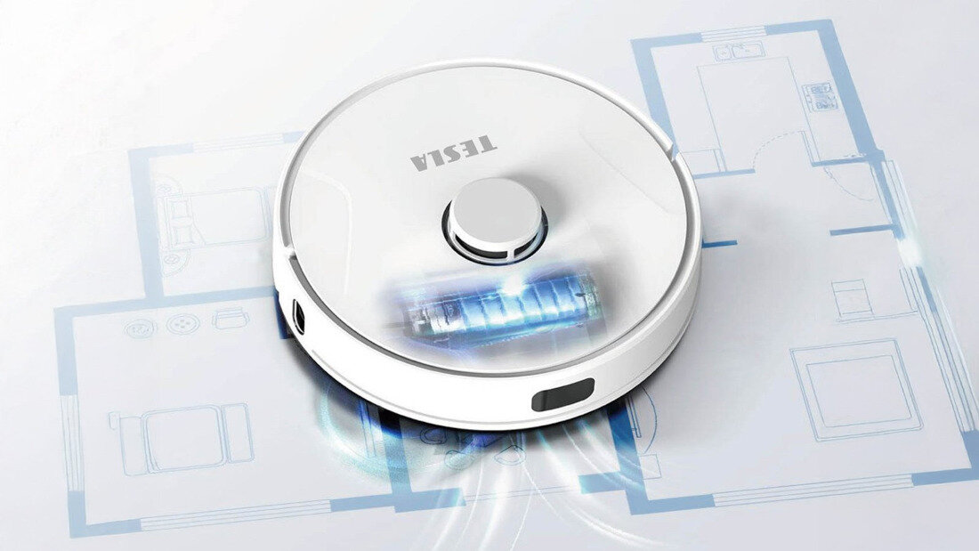 Robot sprzątający TESLA RoboStar iQ700 Precyzyjne mapowanie Nawigacja LiDAR skanowanie pomieszczeń tworzenie dynamicznych map zapamiętuje układ mieszkania dostosowuje trasę sprzątania powierzchnia funkcja odkurzania i mopowania wygoda użytkowania laserowa nawigacja LiDAR system FASTtrack 5.0 planowanie trasa sprzątanie precyzja omijanie przeszkody