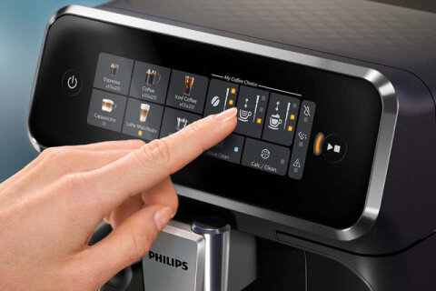 Panel sterowania z dotykowymi ikonkami