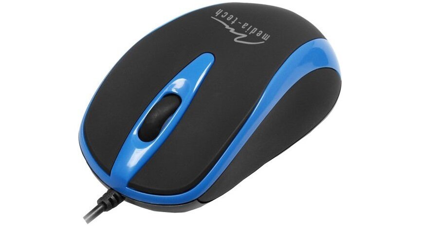 Mysz MEDIA-TECH Plano - wygląd ogólny mysz uniwersalna płynne i niezawodne działanie ergonomiczna konstrukcja