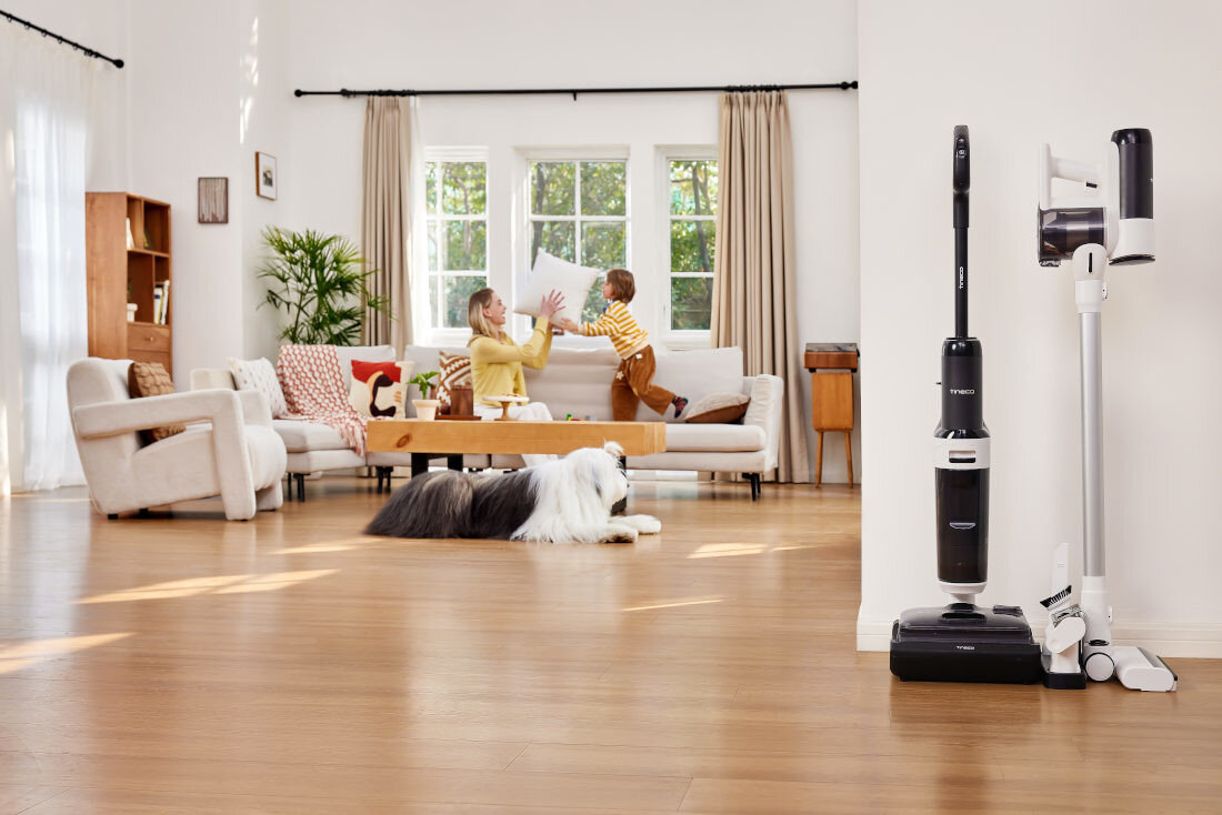 Odkurzacz TINECO Floor One Switch S6 Stretch Plus Aplikacja Tineco na bieżąco kontrolować stan urządzenia i jego efektywność sprzątanie