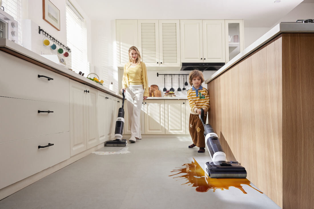 Odkurzacz TINECO Floor One Switch S6 Stretch Plus Higiena na wysokim poziomie 5-stopniowy system filtracji kurz zanieczyszczenia poprawia jakość powietrza