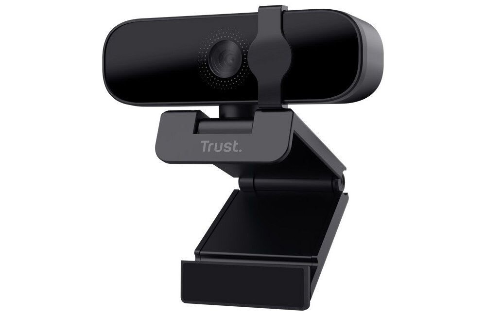 TRUST Tanor TRUST Tanor Full HD 1920 × 1080 px 30 klatkach na sekundę Autofocus Pole widzenia 79° wbudowany mikrofon - kamera ze złożonym regulowanym klipsem mocującym