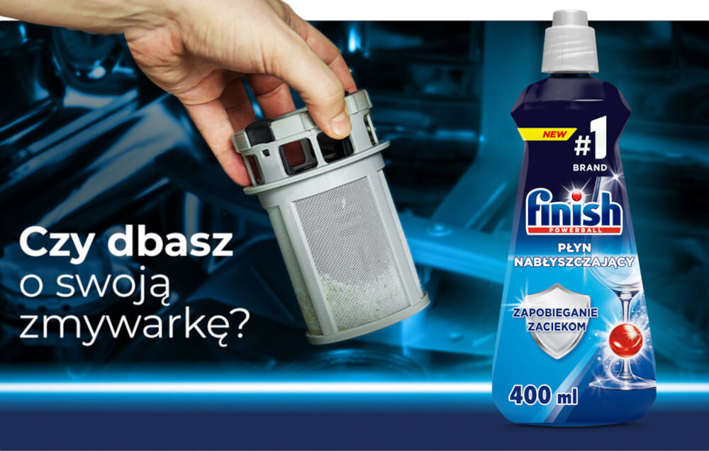 Nabłyszczacz do zmywarek FINISH Calgonit 400 ml cechy