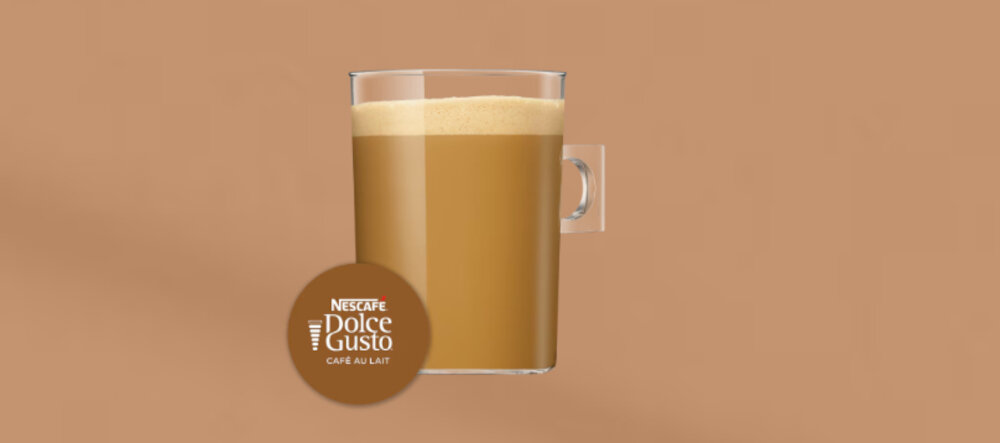 Kapsułki NESCAFE Cafe Au Lait do ekspresu Nescafe Dolce Gusto Francuski smak w Twojej kuchni aromat smak paryskie kawiarnie doświadczenie smakowe