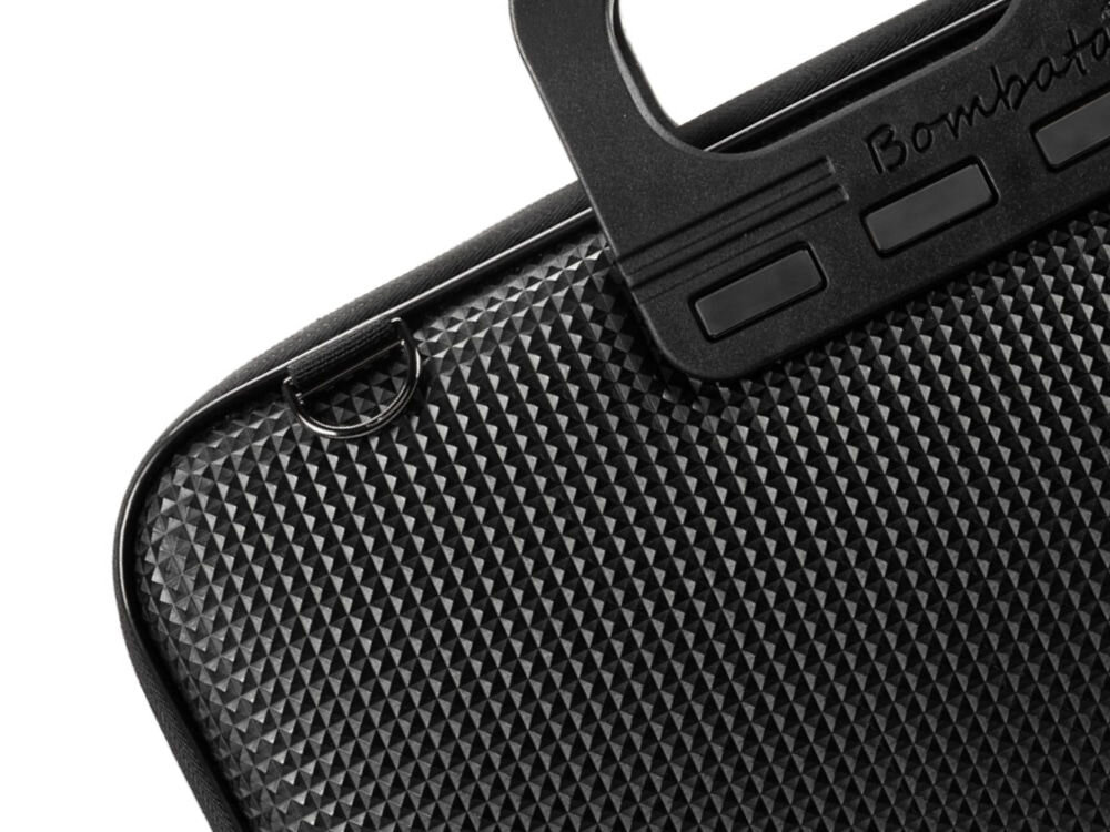 Torba na laptopa BOMBATA Dark Limited Edition 15.6-16 cali Czarny Dark Limited Edition torba trójwymiarowa struktura nowoczesny design styl elegancja