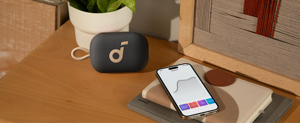 Głośnik mobilny SOUNDCORE Select 4 Go intuicyjna aplikacja bateria aktualizacja oprogramowanie