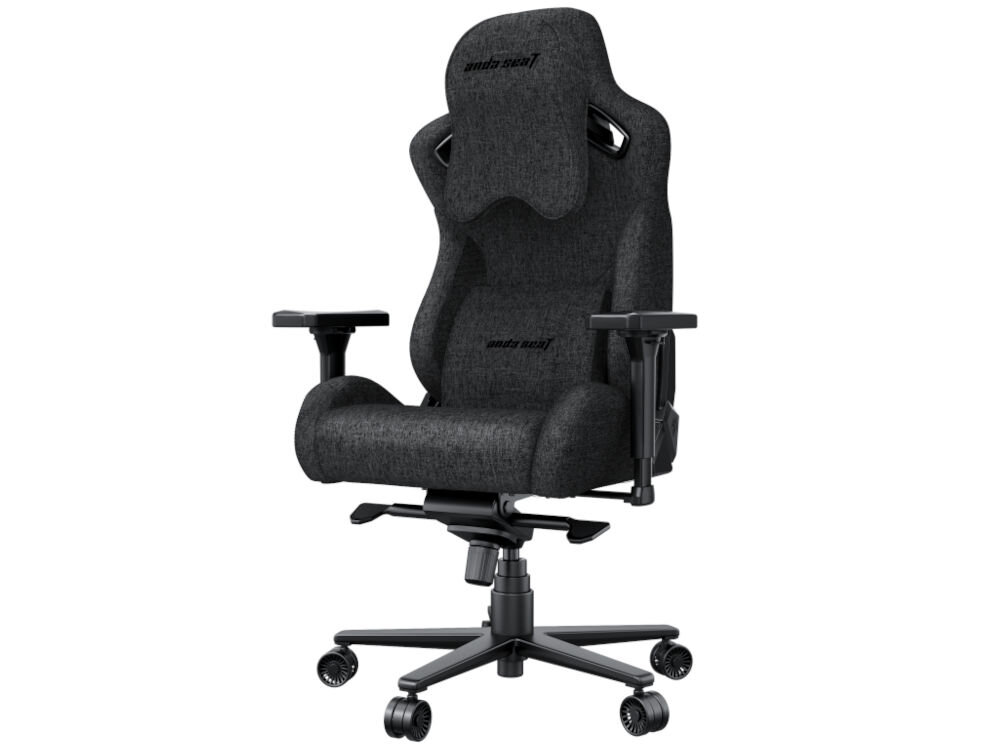 Fotel ANDA SEAT Kaiser 2 Pro XL Ciemnoszary prezentacja fotela na białym tle od przodu