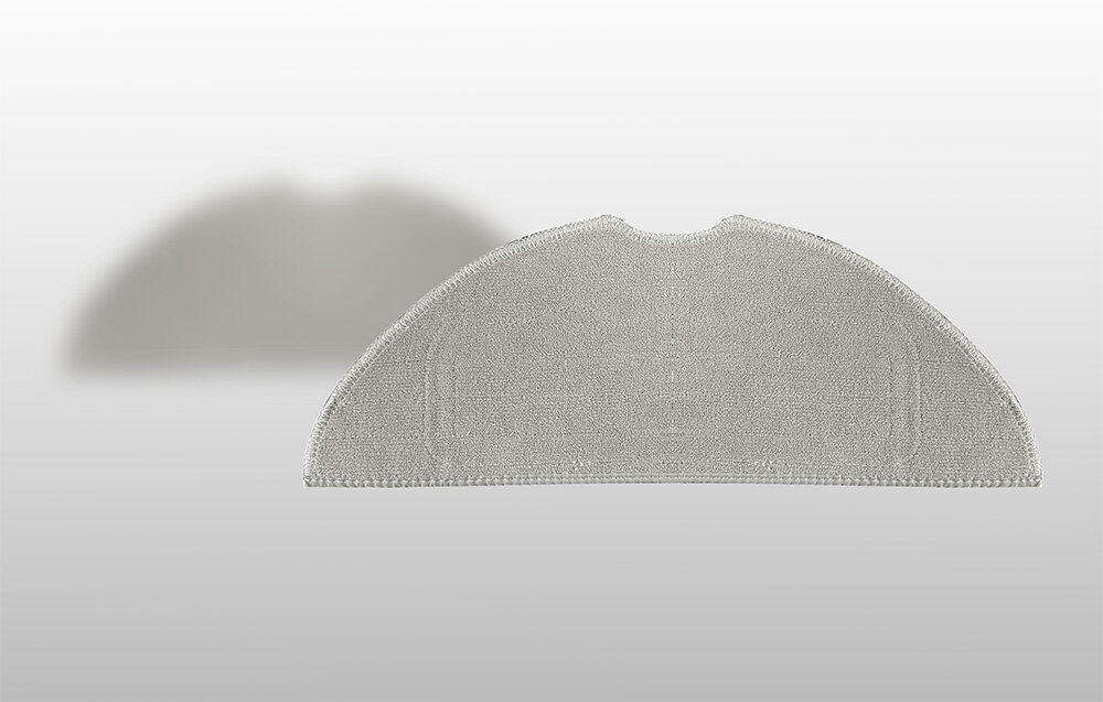 Nakładka mopująca MOVA do S10 / S10 Plus (2 szt. Czyste i lśniące podłogi)  w kształcie półkola z wszelkiego rodzaju powierzchni pozbędziesz się uciążliwych smug