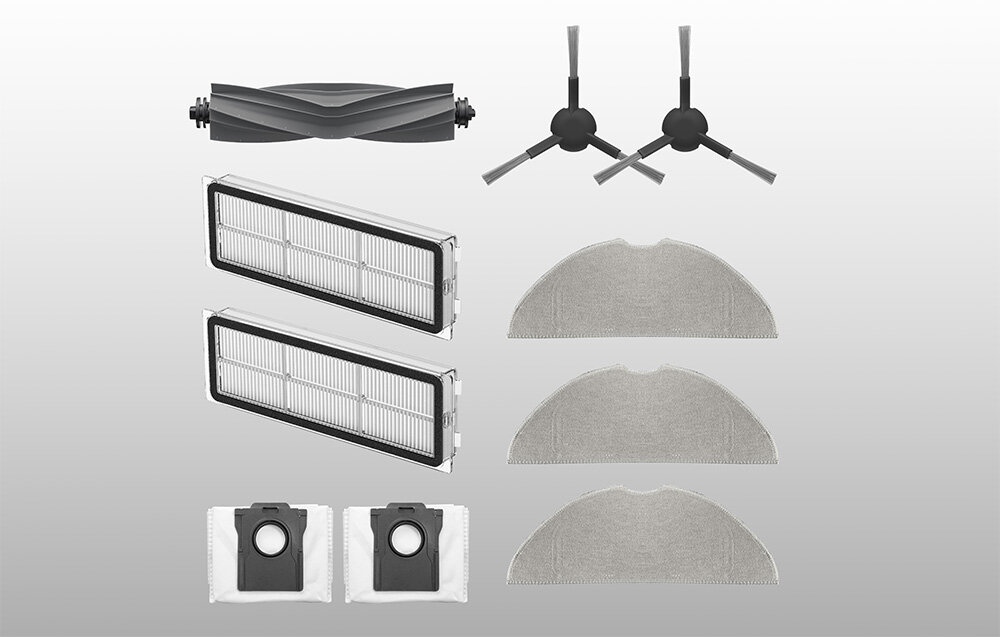Zestaw akcesoriów MOVA do S10 Plus Czystość i wygoda wygląd design tło wizualizacja