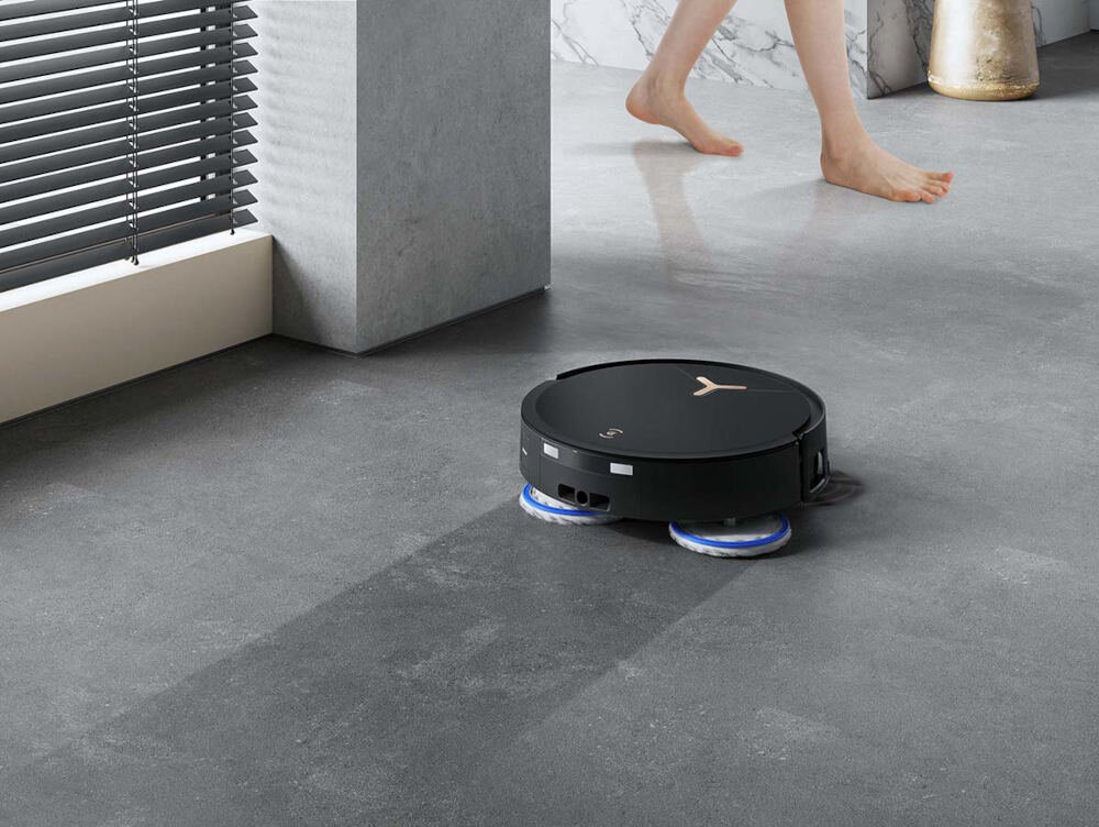 ECOVACS Deebot T50 Max Pro Omni Black робот-пилосос зовнішній вигляд презентація дизайн візуалізація спосіб життя