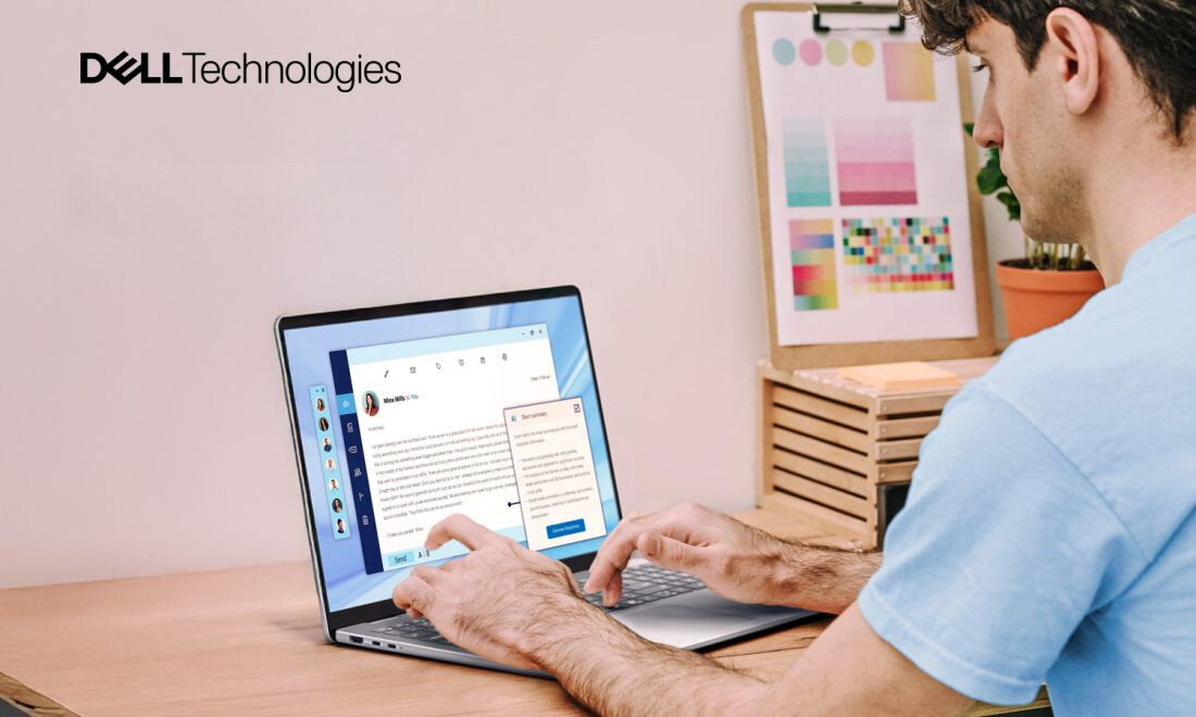 Laptop Dell 16 Plus, elegancki i wydajny, z dużym ekranem, dobry do codziennych zadań i multimediów.   