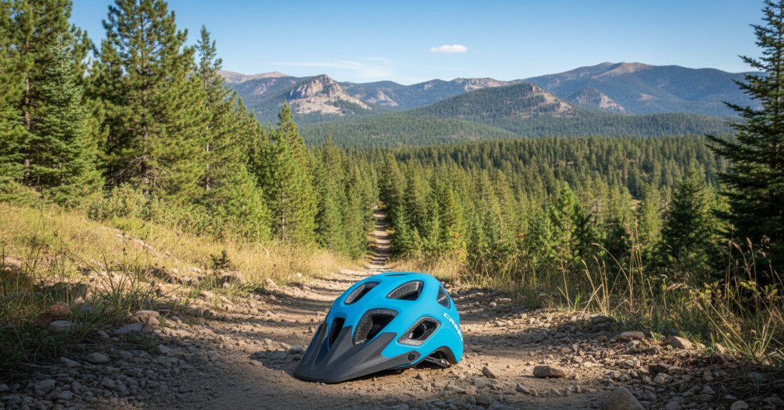 Kask rowerowy AUTHOR Creek Szary MTB (rozmiar L) Komfort termiczny Duże otwory wentylacyjne skuteczna cyrkulacja