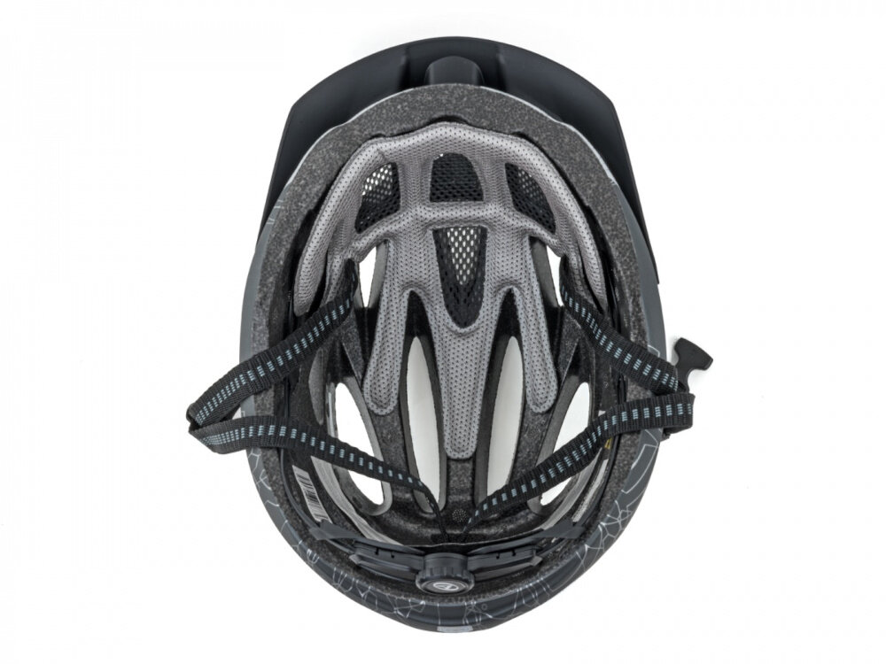 Kask rowerowy AUTHOR Flow X9 Czarno-żółty MTB (rozmiar M) Skuteczna wentylacja 17 otworów wentylacyjnych  duże przednie wloty z siatką przeciw owadom  wsparcie komfort jazdy 