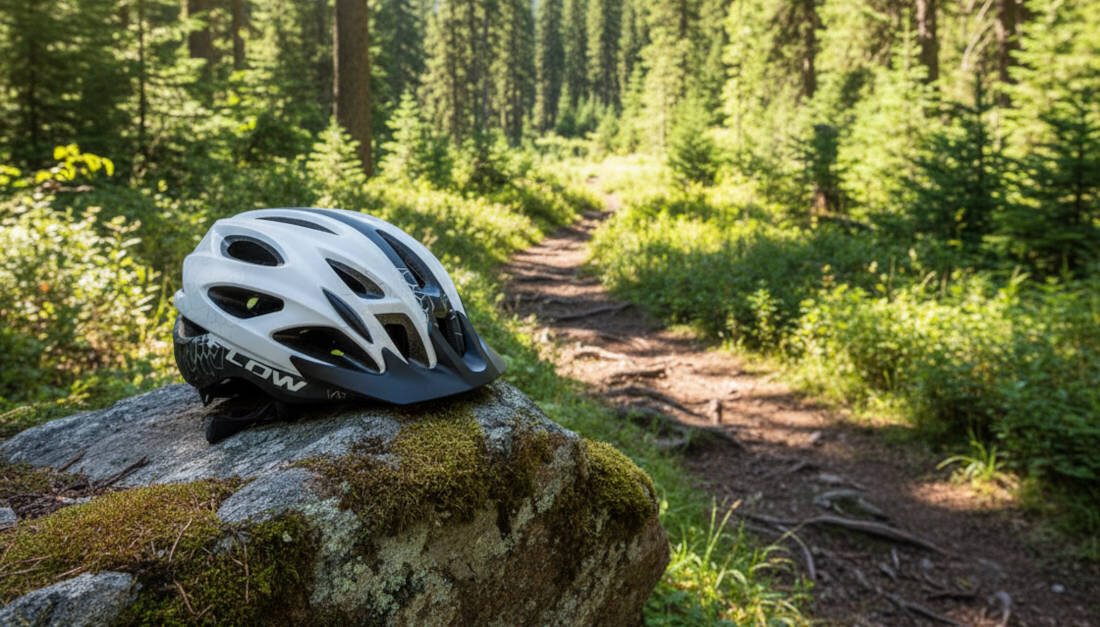 Kask rowerowy AUTHOR Flow X9 Biało-różowy MTB (rozmiar L) Styl na drodze i szlaku Elegancki wygląd  Spójny styl