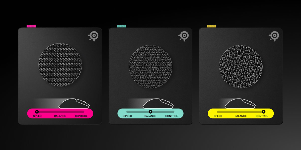 STEELSERIES QcK Performance powierzchnie Balance Speed, Balance czy Control - porównanie trzech powierzchni speed balance control