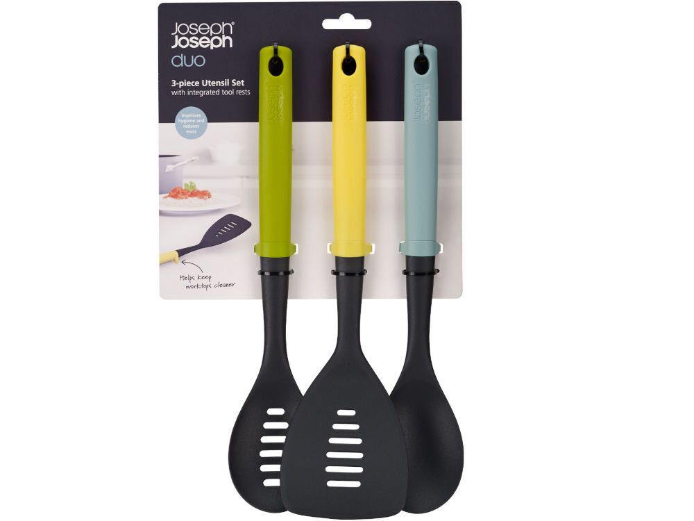 Zestaw przyborów kuchennych JOSEPH JOSEPH Opal Duo (3 elementy) elementy na kartonowej zawieszce