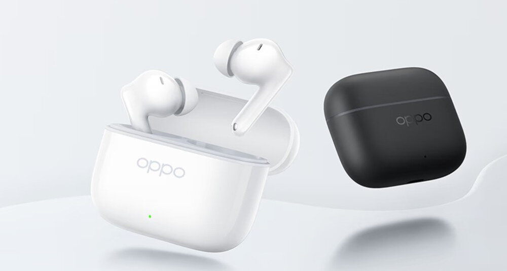 Słuchawki dokanałowe OPPO Enco Buds3 Pro bezprzewodowe True Wireless długi czas pracy, dwie pary słuchawek dokanałowych z etui ładującym w różnych kolorach