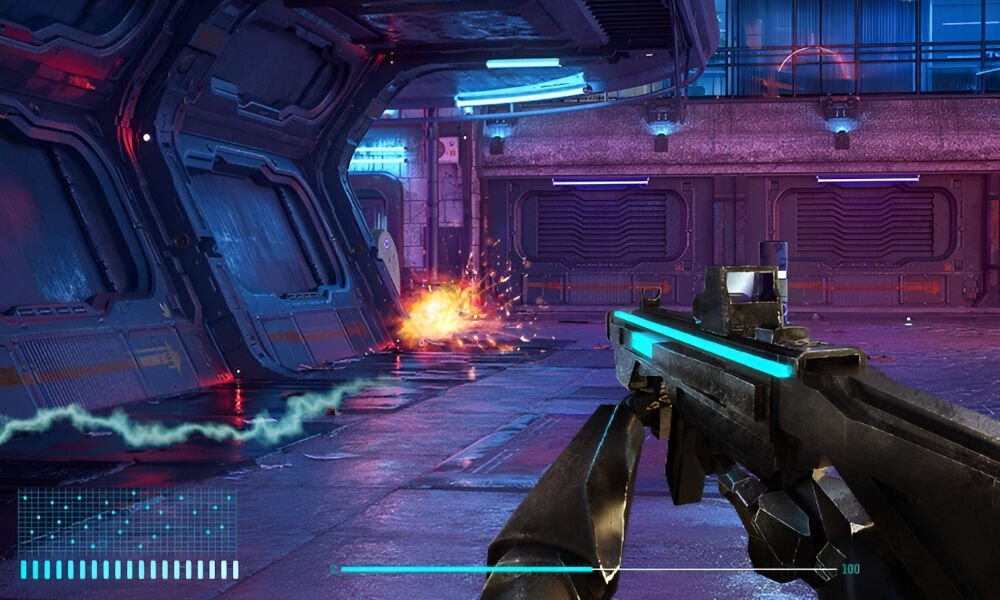 Monitor LG UltraGear 32G810SA-W.AEU 31.5 3840x2160px IPS 144Hz 1 ms [GTG] kadr z gry licznik fps płynność gry