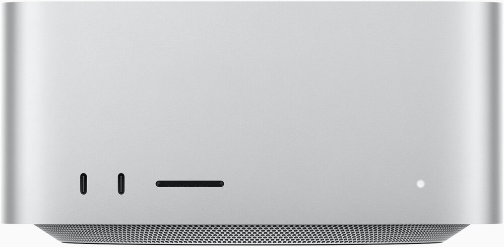 Mac Studio kadr na przedni panel