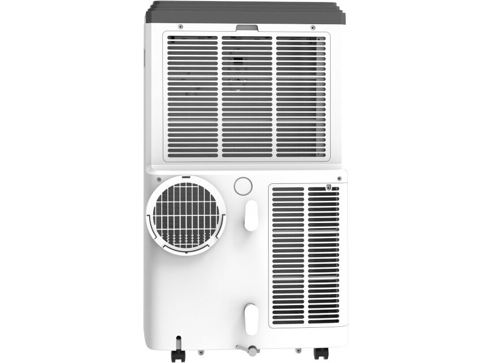 Klimatyzator BLAUPUNKT ACP616 Mobilność i wygoda użytkowania kółka konstrukcja wymiary Szybki montaż elastyczne rozwiązanie dopasowanie zdjęcie na białym tle tył