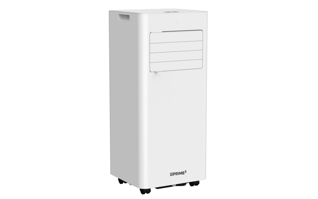 Klimatyzator PRIME3 SAC31 Wysoka jakość powietrza Wydajność osuszania na poziomie 0,8 l/h komfort oddychania ochrona wnętrz Spokojny sen nocą prezentacja ukosem na białym tle