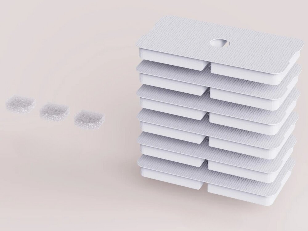 Filtr do fontanny ENABOT
                zestaw gąbek i filtrów filtrowana woda regularna wymiana filtra jakość wody