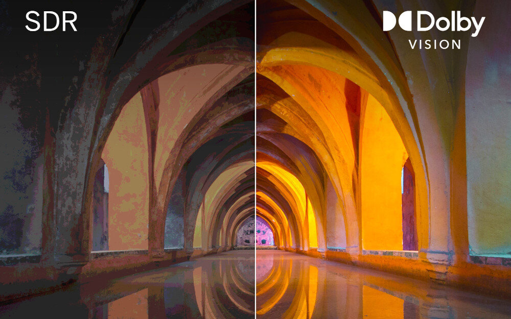 Telewizor THOMSON 43QG5C14 HDR10 Dolby Vision wysoka jakość obrazu, obaz w sdr oraz dolby Vision