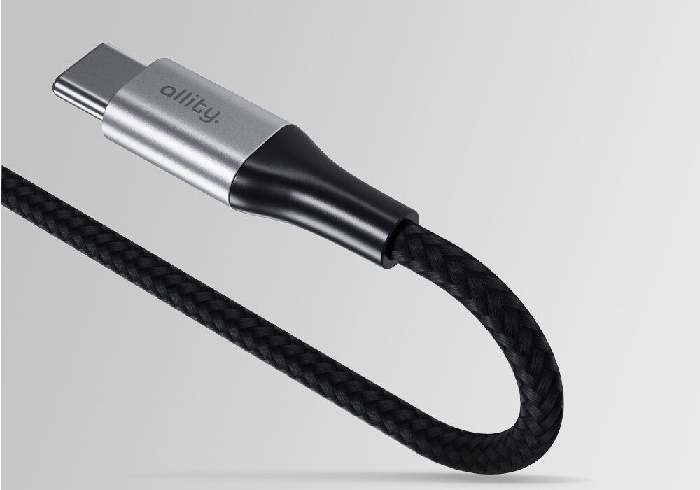 Kabel USB-C ALLITY zagięty kabel