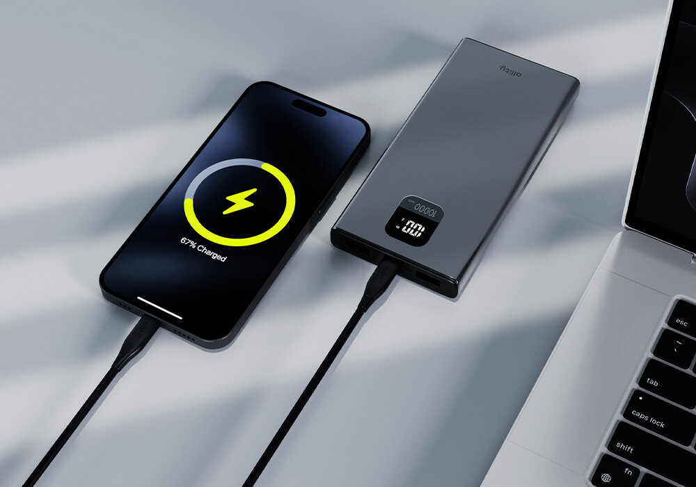 Kabel USB-C ALLITY ładowanie z powerbanku