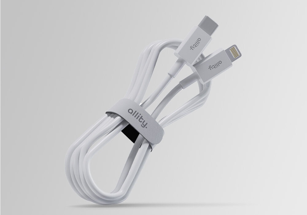 Kabel USB-C ALLITY zwinięty kabel