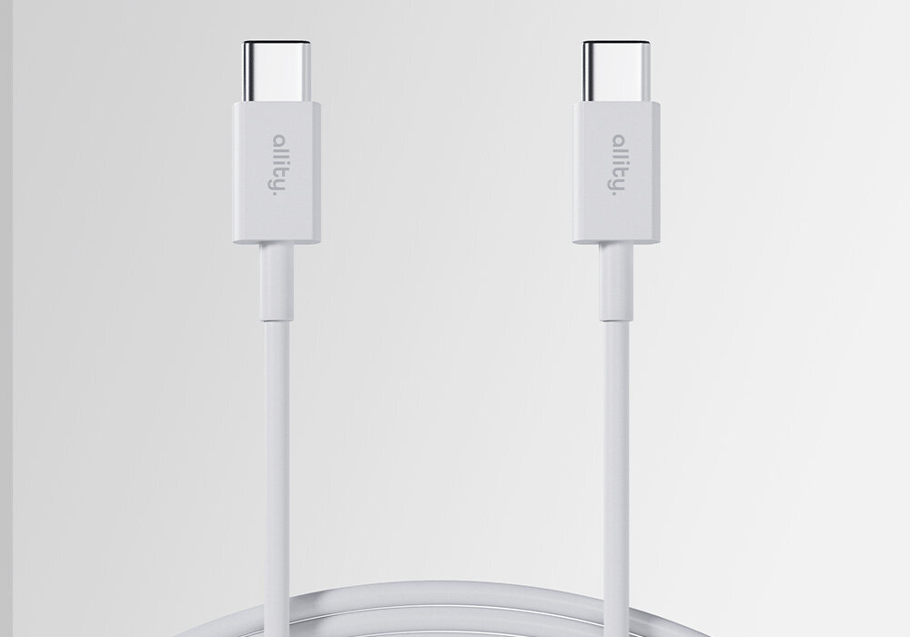 Kabel USB-C ALLITY podłączony kabel