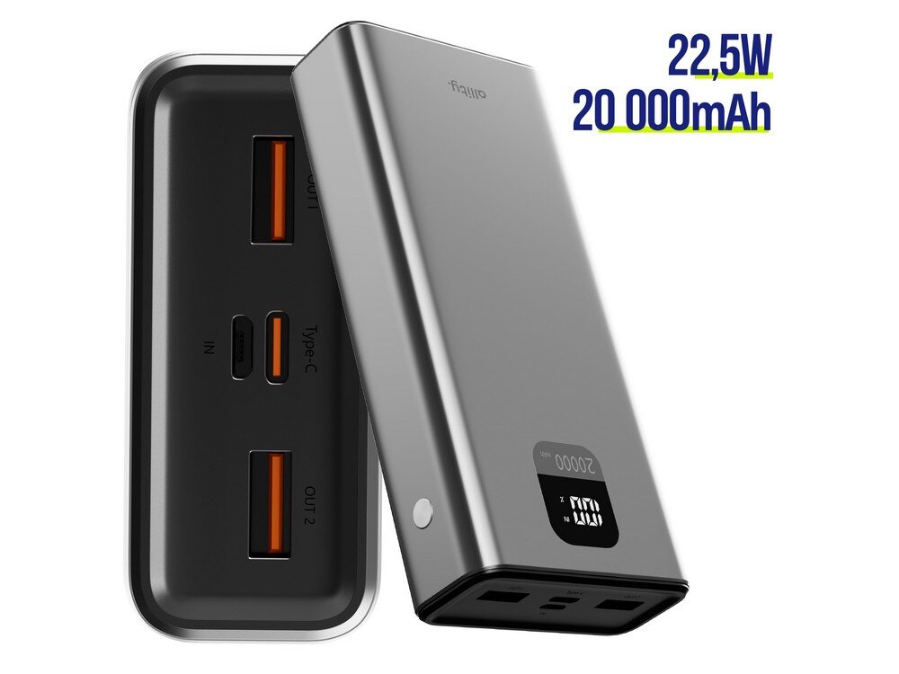 Powerbank ALLITY 22.5 W 20000 mAh porty i erkan