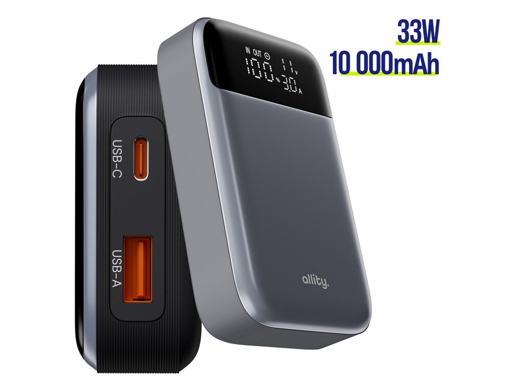 Powerbank ALLITY 33 W 10000 mAh porty i ekran