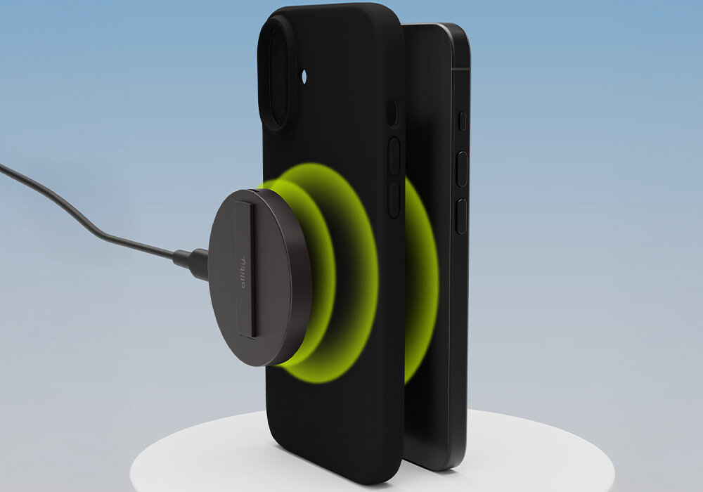 Etui ALLITY Silicone Case Mag do Apple iPhone wizualizacja ładowania   