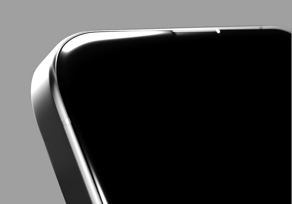 Szkło hartowane ALLITY PerFit folia instalacyjna, smartfon z naklejonym szklem