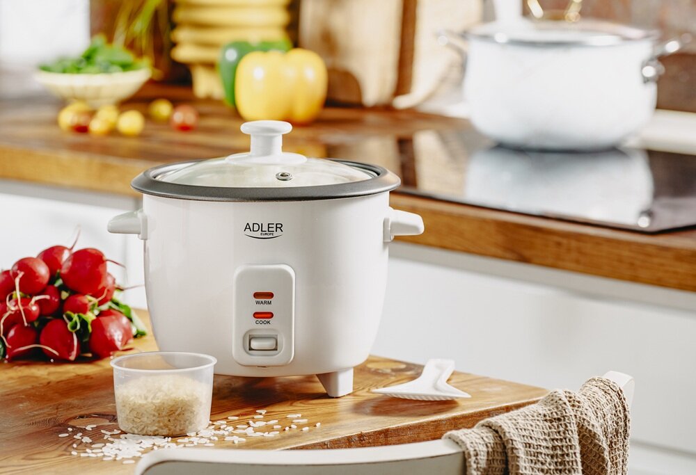 Ryżowar ADLER AD 6418 łatwe przygotowanie posiłków, bez stałego nadzoru, automatyczny system gotowania
