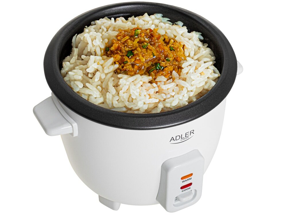 Ryżowar ADLER AD 6418 wydajne działanie, małe zużycie prądu, energooszczędne urządzenie, krótszy czas przygotowania