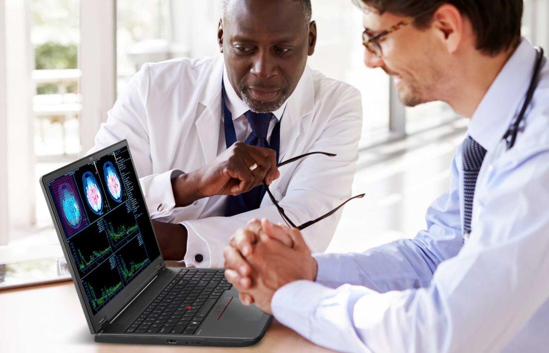 Wizualizacja dysku SSD PCIe NVMe w laptopie LENOVO ThinkPad P16v – szybki nośnik danych 1 TB