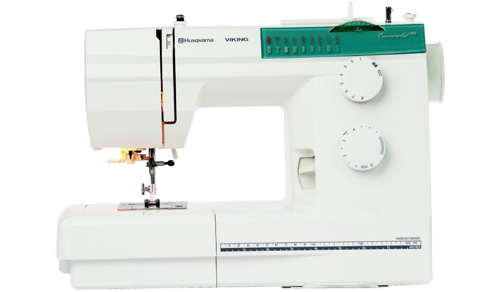 Maszyna do szycia HUSQVARNA Emerald 116 wyglad ogolny maszyna ściegi