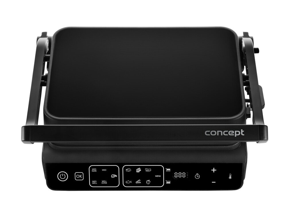 Grill elektryczny Concept GE3600 10 automatycznych programów, odpowiednia temperatura, dobrze wysmażone
