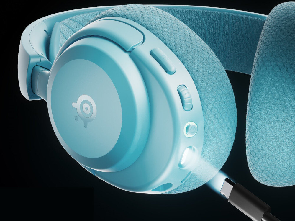 Słuchawki STEELSERIES Arctis Nova 3P - Energia w kilka minut, słuchawki gamingowe, kadr na wejście USB-C , kabel USB-C