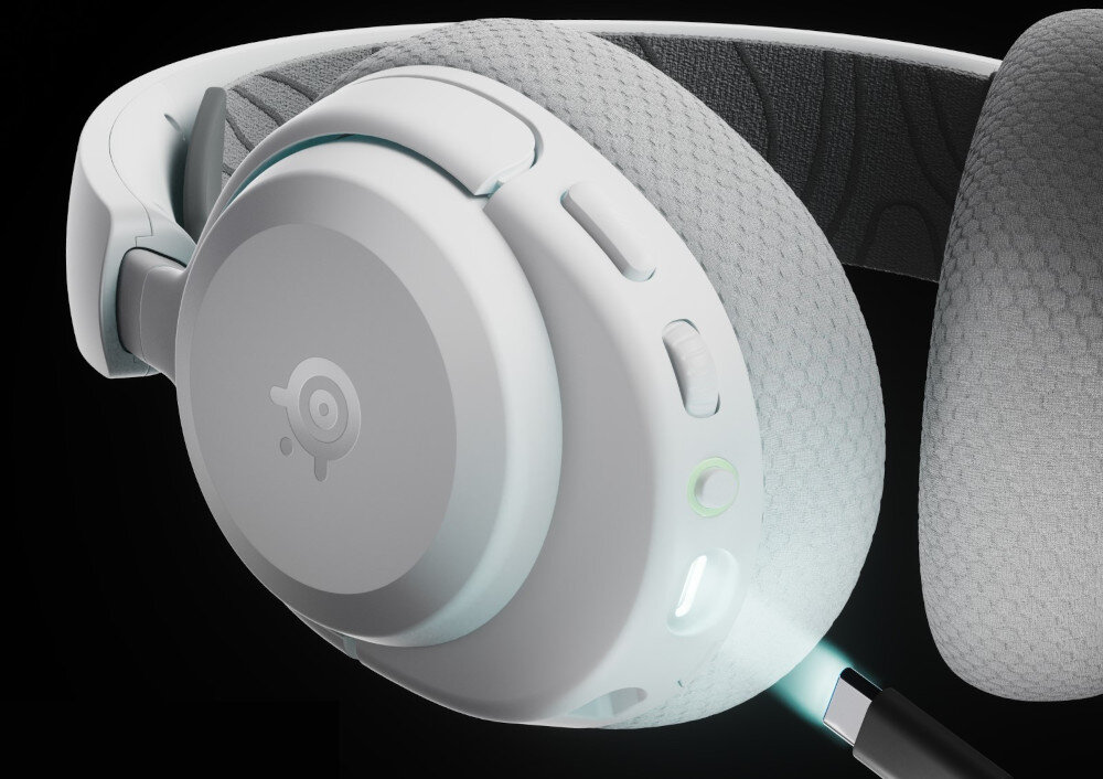 Słuchawki STEELSERIES Arctis Nova 3X - Energia w kilka minut, słuchawki gamingowe, kadr na wejście USB-C , kabel USB-C