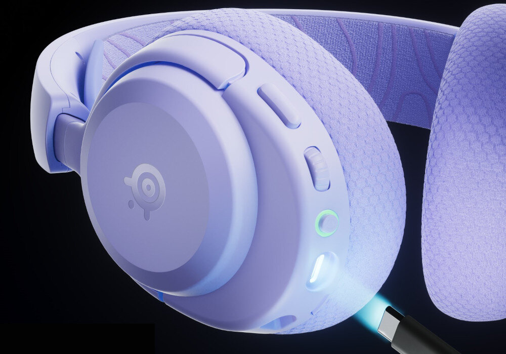 Słuchawki STEELSERIES Arctis Nova 3X - Energia w kilka minut, słuchawki gamingowe, kadr na wejście USB-C , kabel USB-C