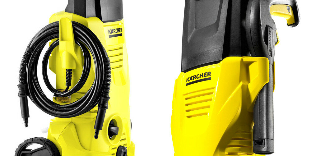 Myjka ciśnieniowa KARCHER K2 Car wygodne uchwyty na akcesoria