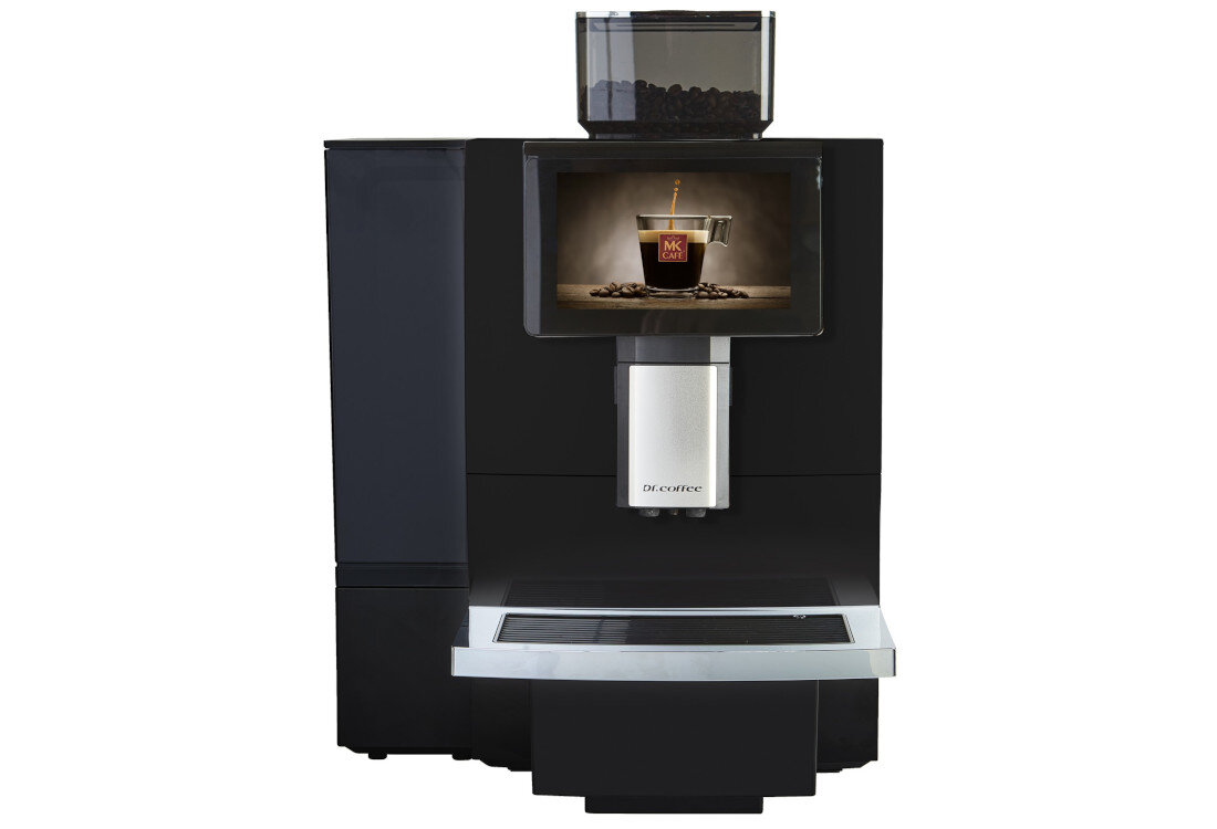 Ekspres DR.COFFEE F11 Big Profesjonalny zdjęcie lifestyle Gładka mleczna pianka  Mechanizm samooczyszczania