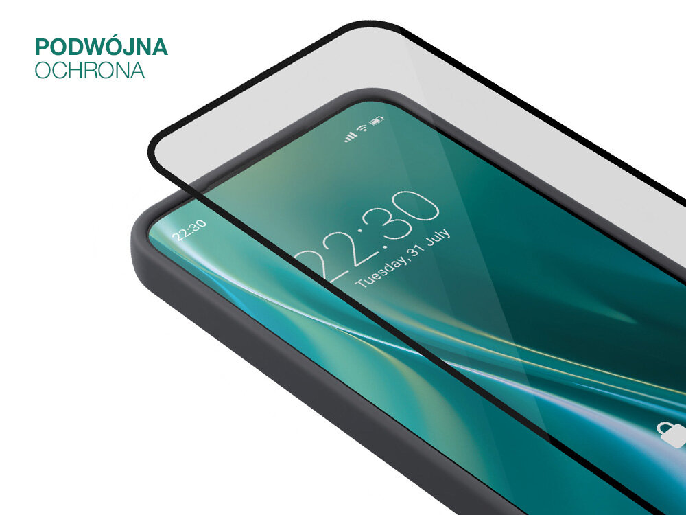 Nakładka Etteri Silicone Case nałożone na telefon