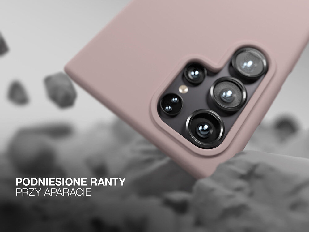 Nakładka Etteri Silicone Case uderza o skały