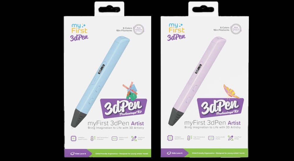 Filament MY FIRST FP8001AC-WC01 PLA, Średnica 1.75 mm, 0.09 kg 6 szt. biodegradowalny, nietoksyczny, odpowiedni dla dzieci, bezpieczny