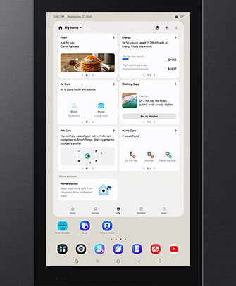 Lodówka Samsung RS90F66BEFEO z funkcją Family Hub pozwala na kontrolowanie urządzeń w domu Lodówka Samsung RS90F66BEFEO z funkcją Family Hub pozwala na kontrolowanie urządzeń w domu