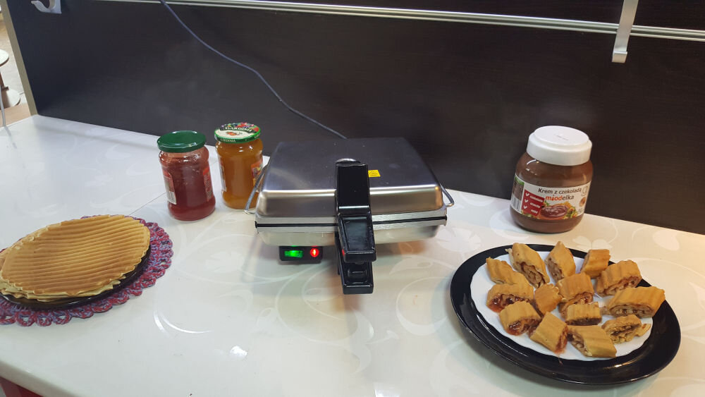 Opiekacz do kanapek DEZAL Inox idealnie chrupkie